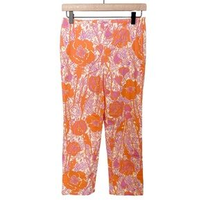 🚨SALE🚨 LILLY PULITZER Originals Starfruit Yellow Hen House Capri, Size 0